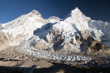 Everest Dağı, Lhotse ve nuptse güzel görünümünü