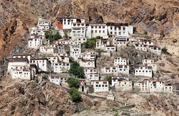 Karsha gompa - mosteiro budista no vale de Zanskar — Fotografia de Stock