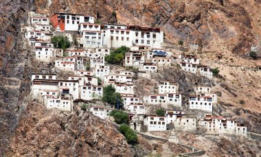 karsha gompa - Budist manastırda zanskar vadi