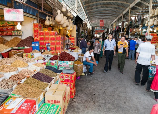 Вид с базара Кашгар — стоковое фото