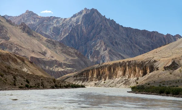 Zanskar rivier en Zanskar valley - Ladakh — Stockfoto