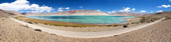 Lake kar oder tso kar - rupshu Tal, ladakh — Stockfoto