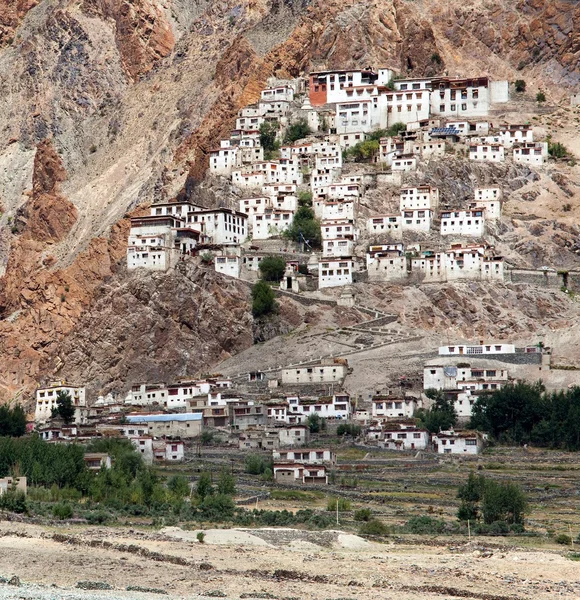 Karsha gompa - buddhistiska kloster i zanskar dalen — Stockfoto