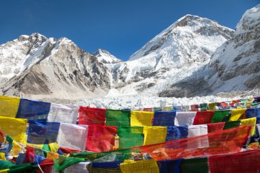 Everest Dağı kamp itibaren görüntülemek
