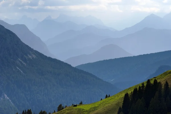 Blue horizons - Dolomiti Italy — Stock Photo, Image