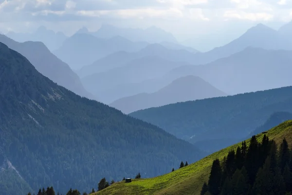 Horizontes azules - Dolomiti Italia — Foto de Stock