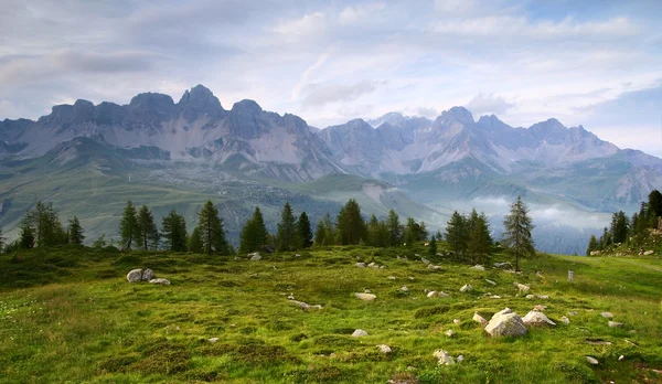 Panoramic view from Dolomiti Italy — Stock Photo, Image