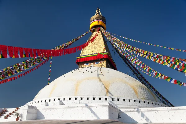 Boudhanath stupa - Katmandú - Nepa — Foto de Stock