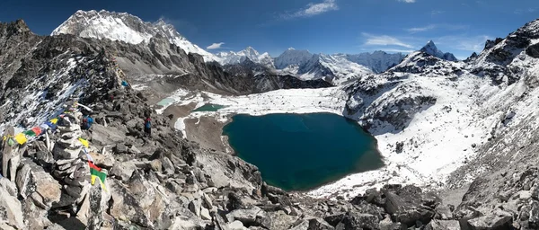 View from kongma la pass - sagarmatha national park — Stock Photo, Image