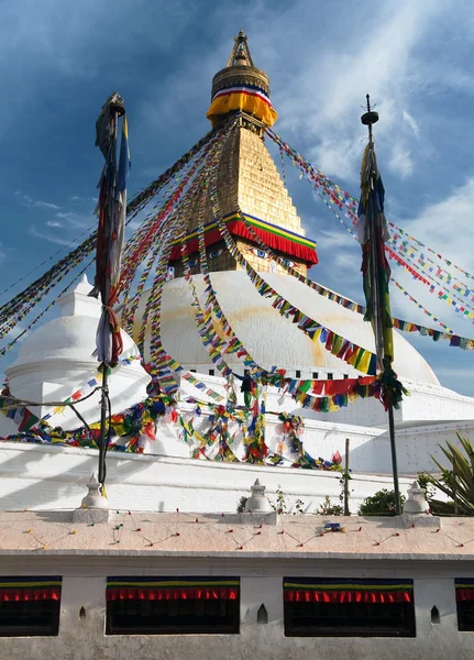 Bouddhanath stupa - Kathmandu - Nepa — Stockfoto