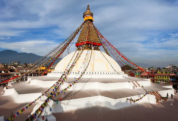 Boudhanath stupa - Kathmandu - Nepa — Stock Photo, Image