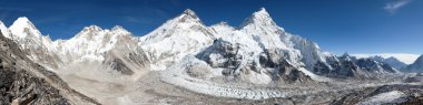 Everest Dağı, Lhotse ve nuptse güzel görünümünü