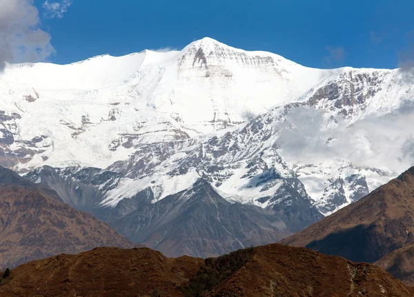 Churen Himal (7371 m) part of Dhaulagiri Himal — Stock Photo, Image