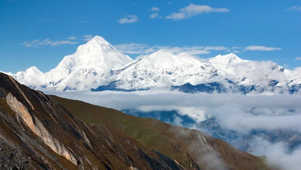 Monte Dhaulagiri - Dhaulagiri himal - Nepal — Foto Stock