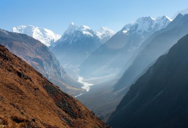 Langtang Vadisi, Nepal görünümünü