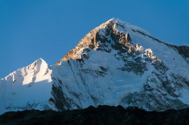 Akşam görünümü Gokyo RI dan mount Cho oyu