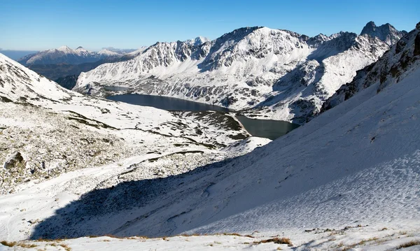 Зимового видом на гори Татри — стокове фото