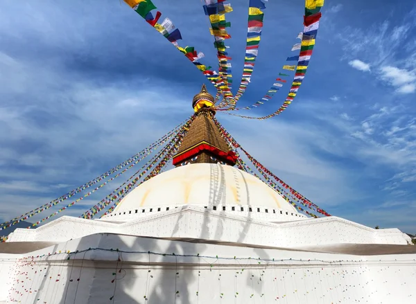 Boudhanath stupa - Катманду - Непа — стоковое фото