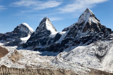 Mount Cholo, Kangchung tepe ve Nirekha tepe görünümünü