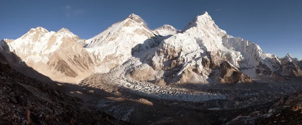 Mount Everest, Lhotse a nuptse — Stock fotografie