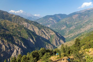 Foothills ve Himalayalar dağları, Dudh Kosi nehri vadisi, Khumbu vadisi, Nepal Himalayaları dağları