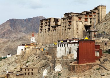 Leh Palace - Ladakh - Jammu and Kashmir - India clipart