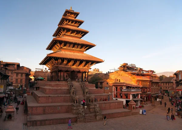 Pagoda Nyatapola in Piazza Taumadhi a Bhaktapur — Foto Stock