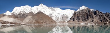 Cho Oyu Gölü - Cho Oyu kamp yansıtma