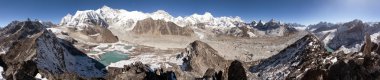 Güzel panoramik Mount Cho Oyu