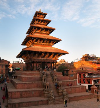 Nyatapola Pagoda Bhaktapur Taumadhi meydanında