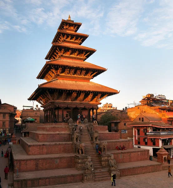 Pagoda Nyatapola in Piazza Taumadhi a Bhaktapur — Foto Stock