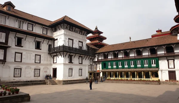 Old Royal Palace, Durbar Square in Kathmandu — Stockfoto