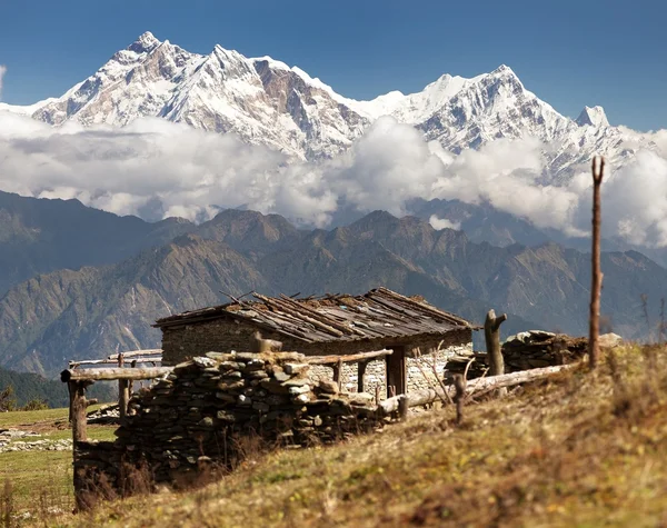 登上安纳布尔纳-尼泊尔 — 图库照片