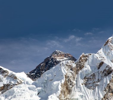 everest Merkez kampına everest tepesinden