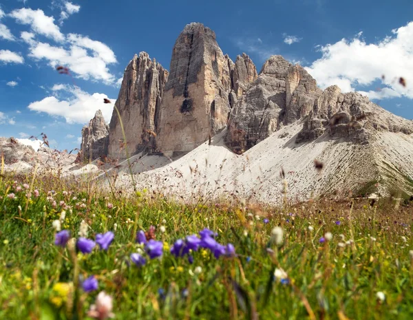 Drei Zinnen o Tre Cime di Lavaredo — Foto Stock