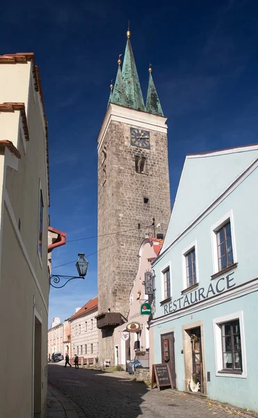 Vista da cidade de Telc — Fotografia de Stock