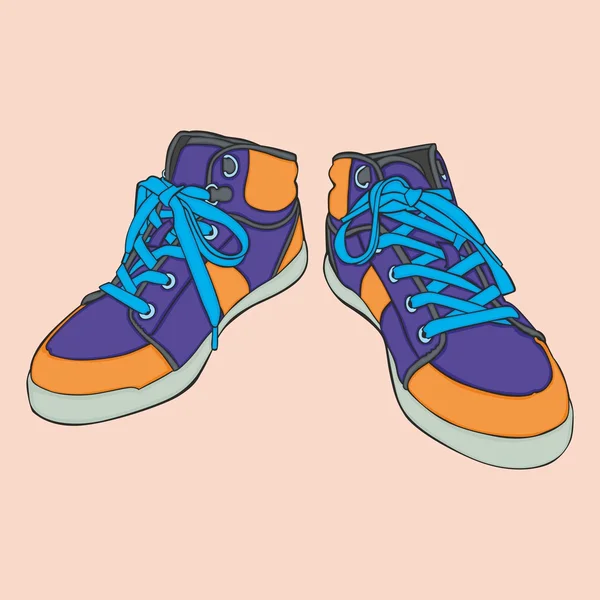 Izolované boty — Stockový vektor