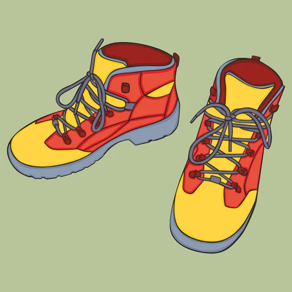 Geïsoleerde schoenen — Stockvector