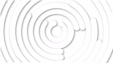 Gölgeli dönen dairelerin soyut siyah beyaz arkaplanı