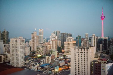 Kuala Lumpur manzarası gündoğumu