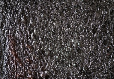 Desen yanmış siyah ekmek 