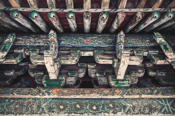 Techo colorido viejo chino —  Fotos de Stock