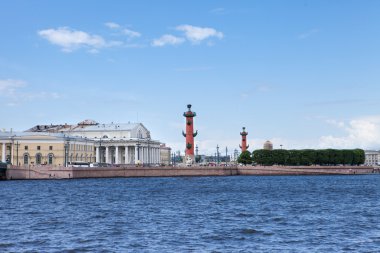Tükürmek Vasilyevsky Island'ın, St. Petersburg Merkezi rostral sütun