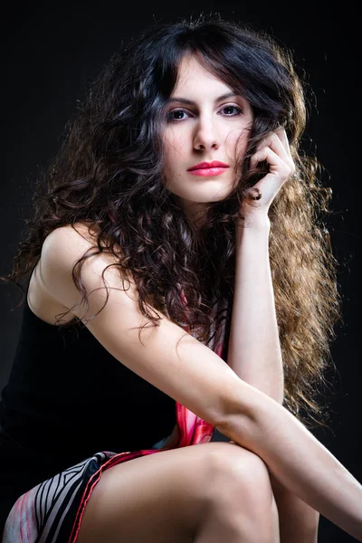 Woman with beautiful hair — Stock Photo, Image