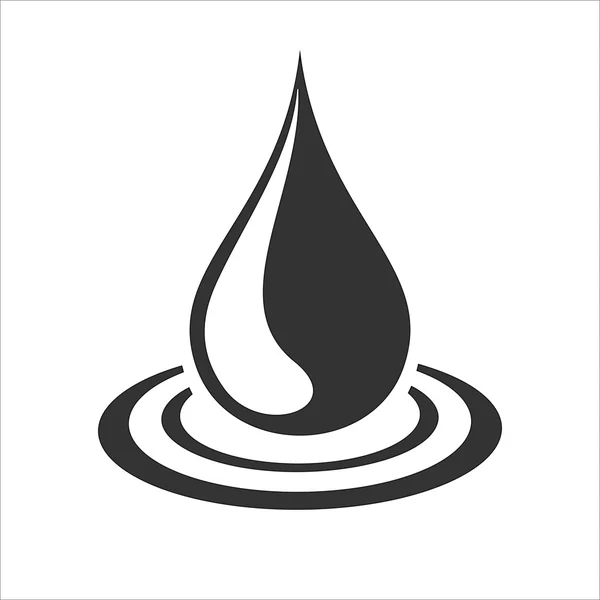 Ikona kropla deszczu — Wektor stockowy