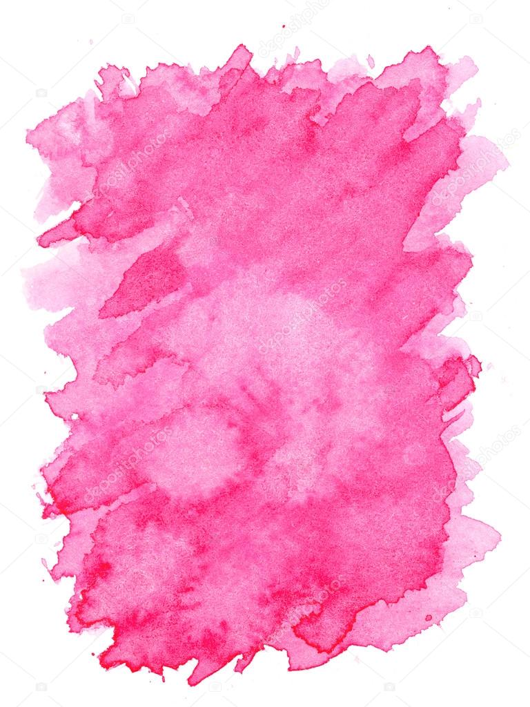 Pink violet water color paint rough edge square shape texture on