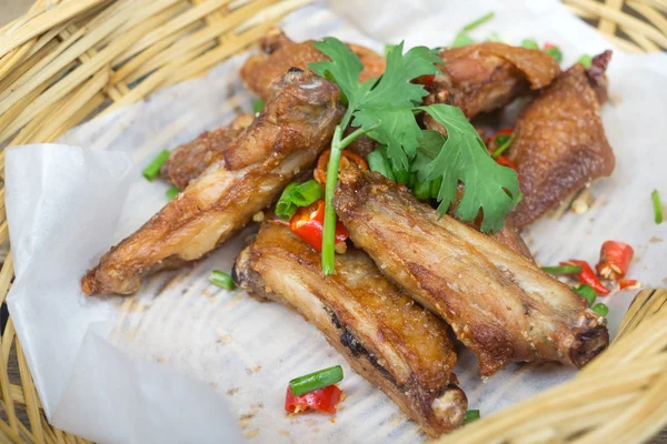 Sayap ayam goreng pedas — Stok Foto