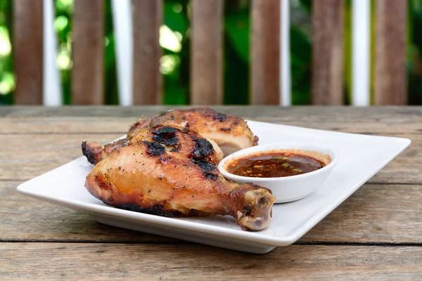 Thailändska grilla kyckling — Stockfoto