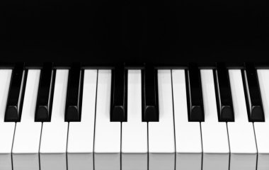 Siyah piyano anahtar