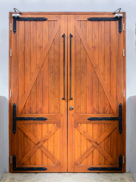 Puerta de madera retro — Foto de Stock